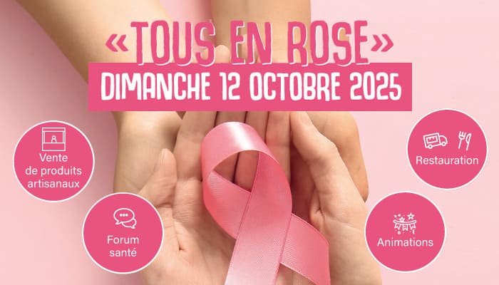 Course solidaire TOUS EN ROSE – Dimanche 12 octobre 2025