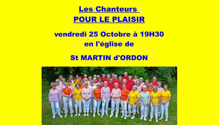 You are currently viewing Concert – Les Chanteurs  POUR LE PLAISIR