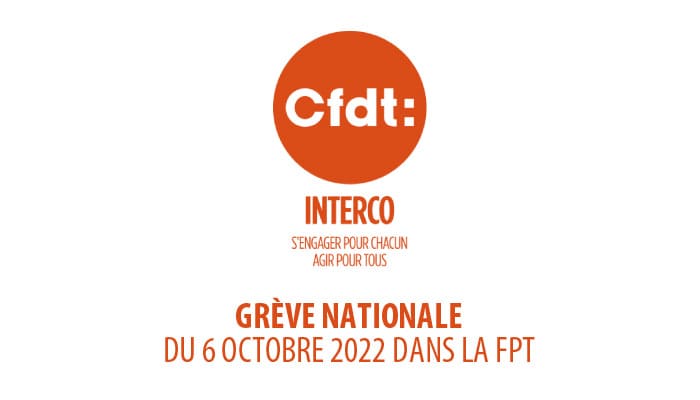 Grève nationale du 6 octobre 2022 dans la FPT