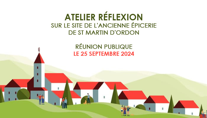 Lire la suite à propos de l’article Atelier réflexion sur le site de l’ancienne épicerie de St Martin d’Ordon