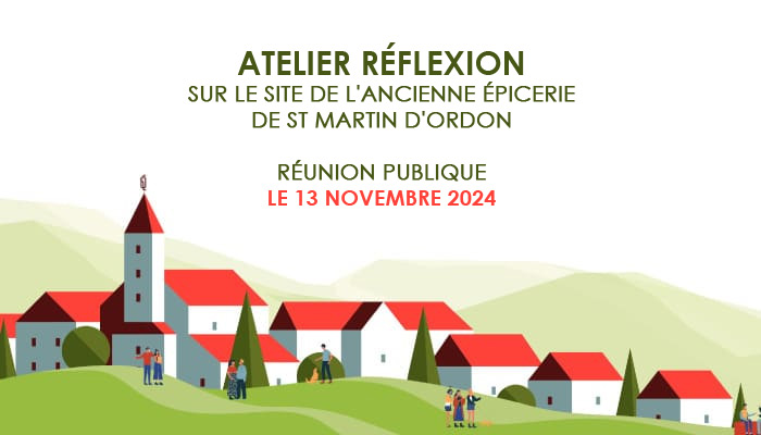 Lire la suite à propos de l’article Atelier réflexion sur le site de l’ancienne épicerie de St Martin d’Ordon