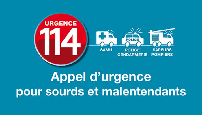URGENCE 114 – Le service public d’urgence réservé aux personnes sourdes, sourdaveugles, malentendantes et aphasiques