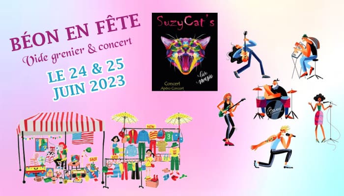 You are currently viewing Béon en fête – Vide grenier et concert